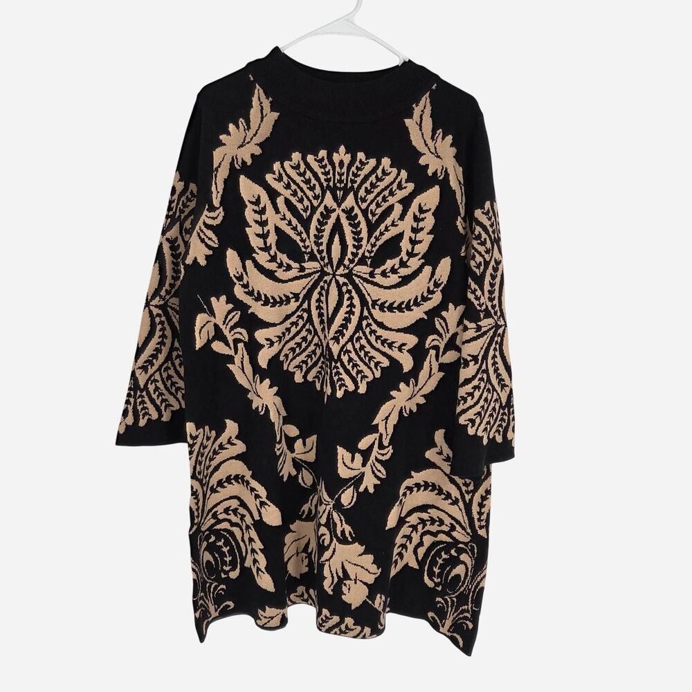 Umgee-usa Women's Black and Tan Dress